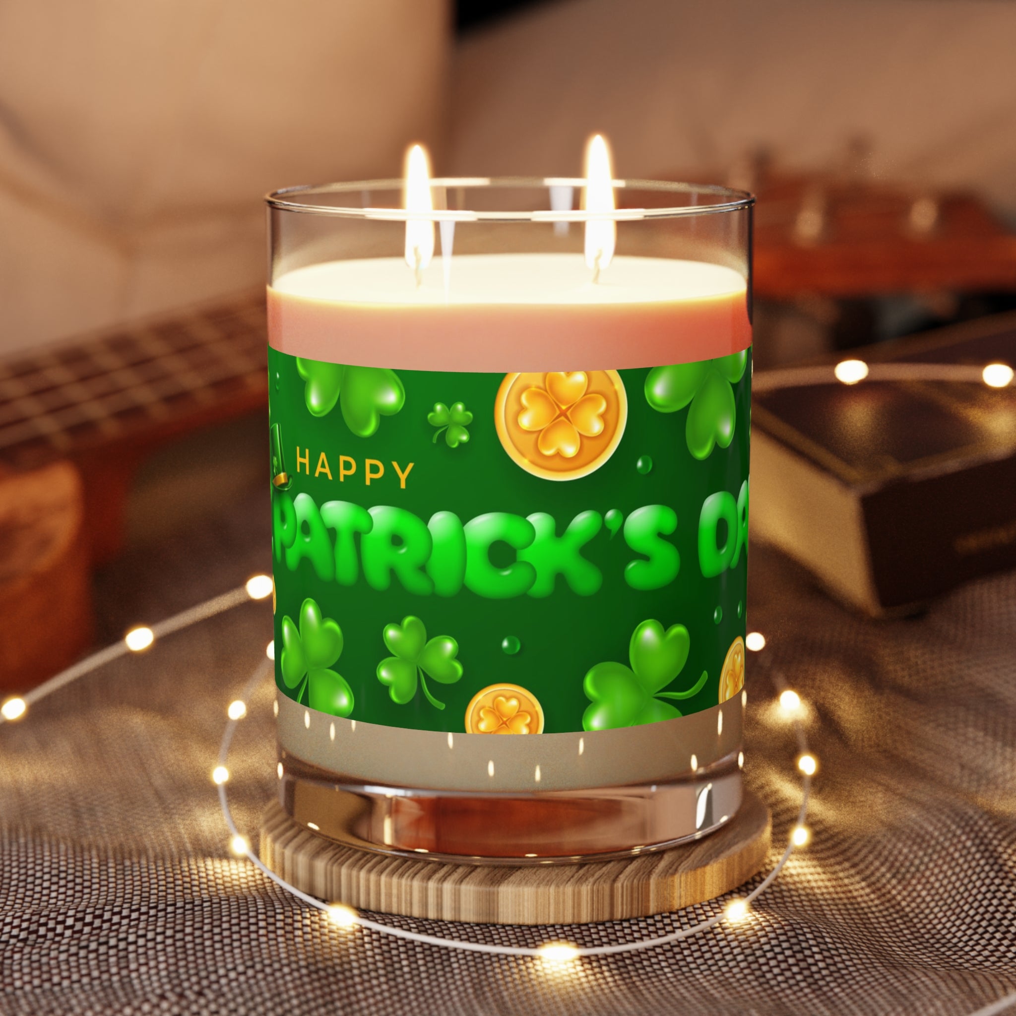 Happy Saint Patrick's Day Scented Candle - 11oz Full Glass