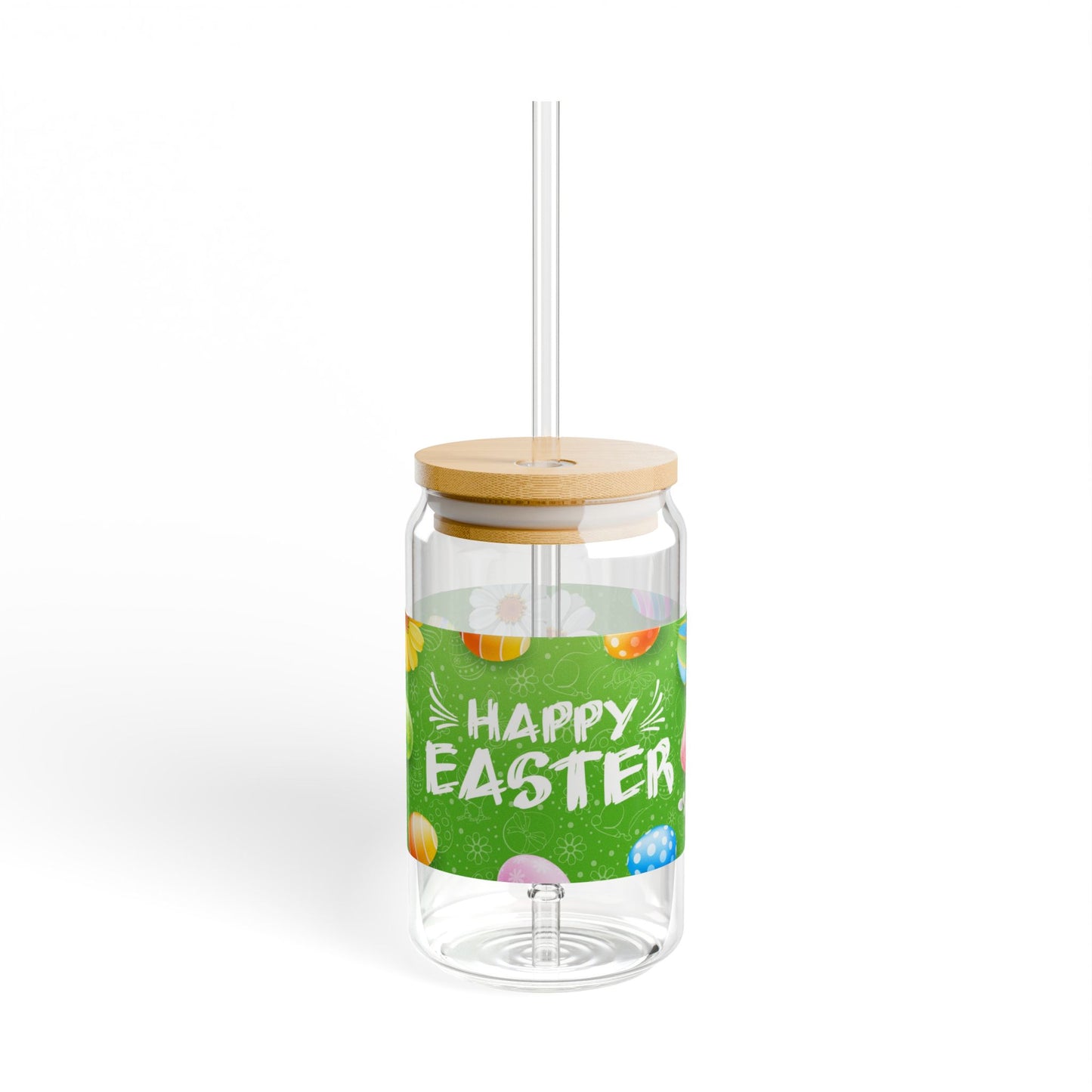 Happy Easter Sipper Glass - 16oz Reusable Drinkware