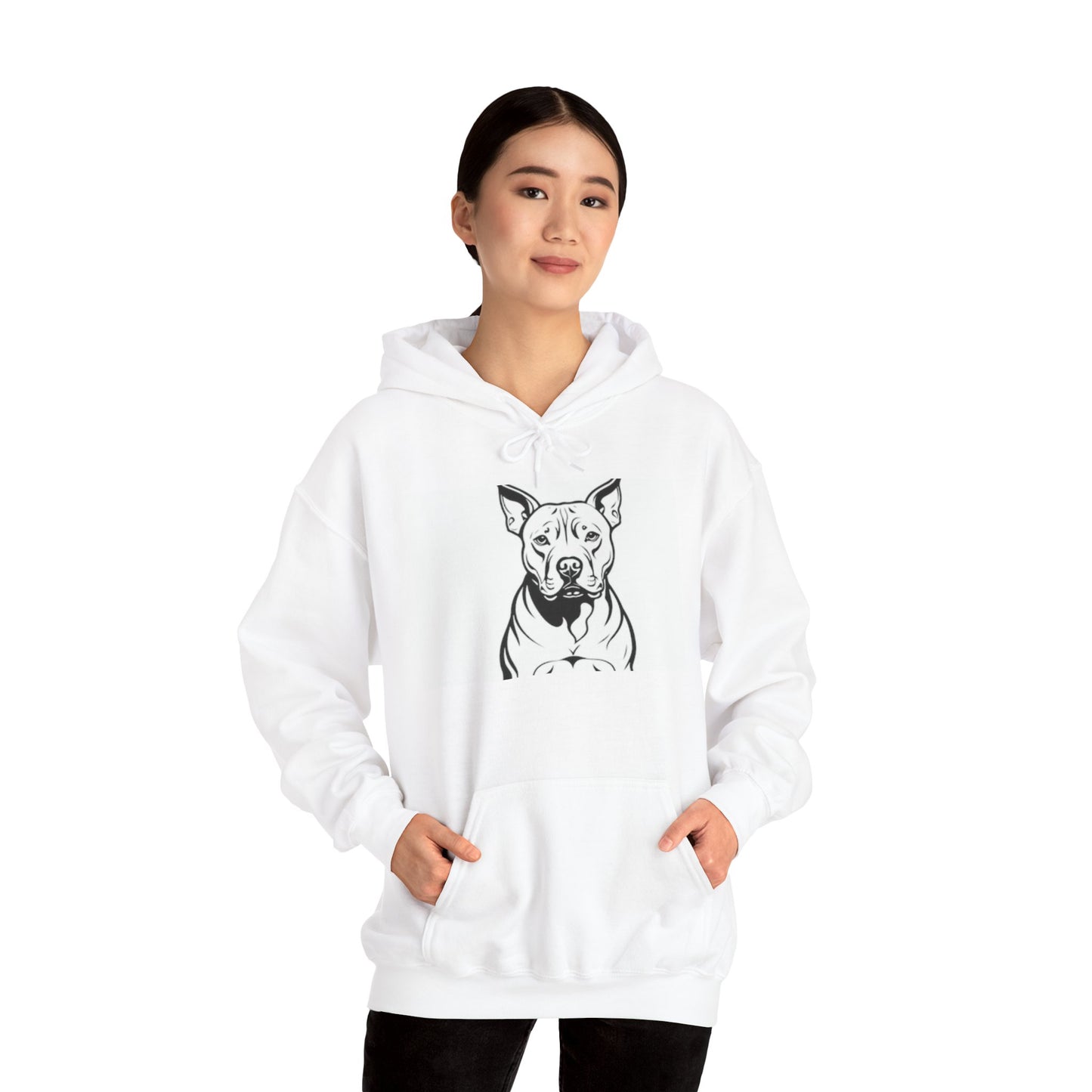 Pitbull Lover Unisex Heavy Blend™ Hoodie - Comfortable & Stylish Sweatshirt for Dog Lovers