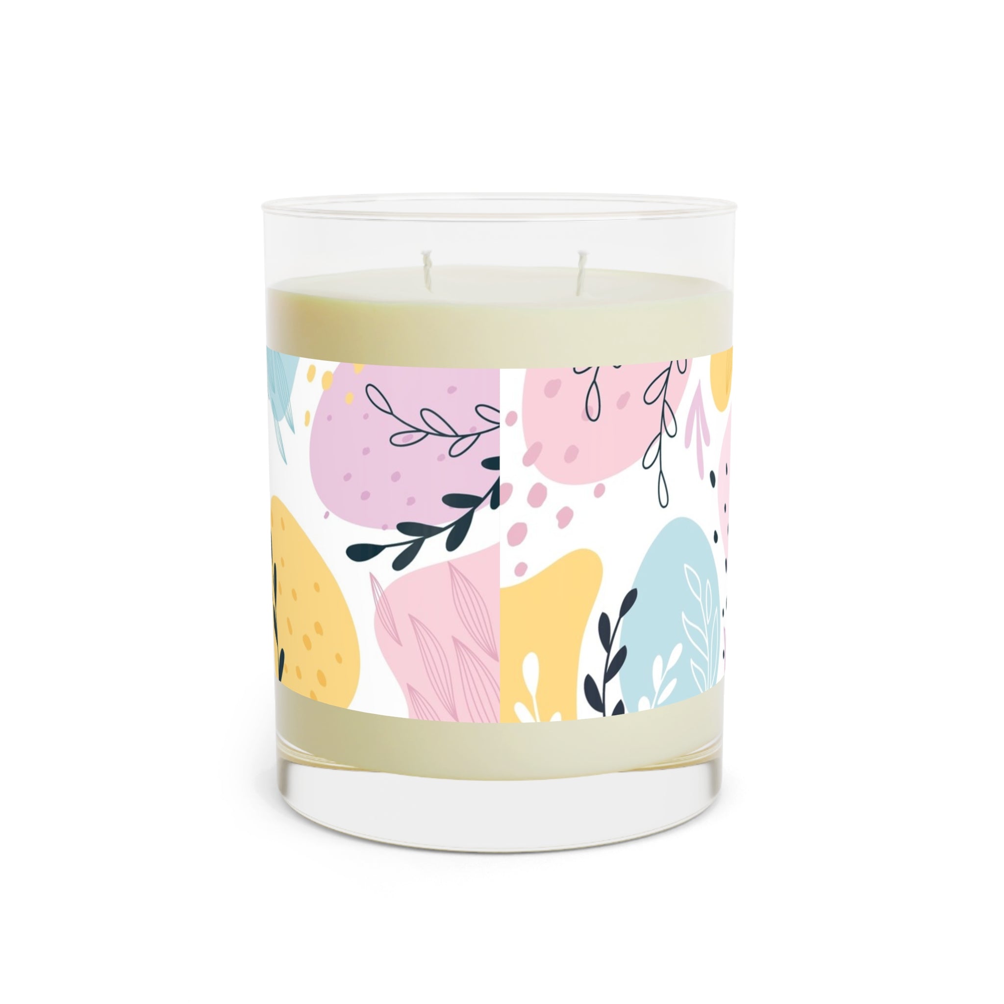 Easter Floral Scented Candle - 11oz Full Glass, Spring Home Decor