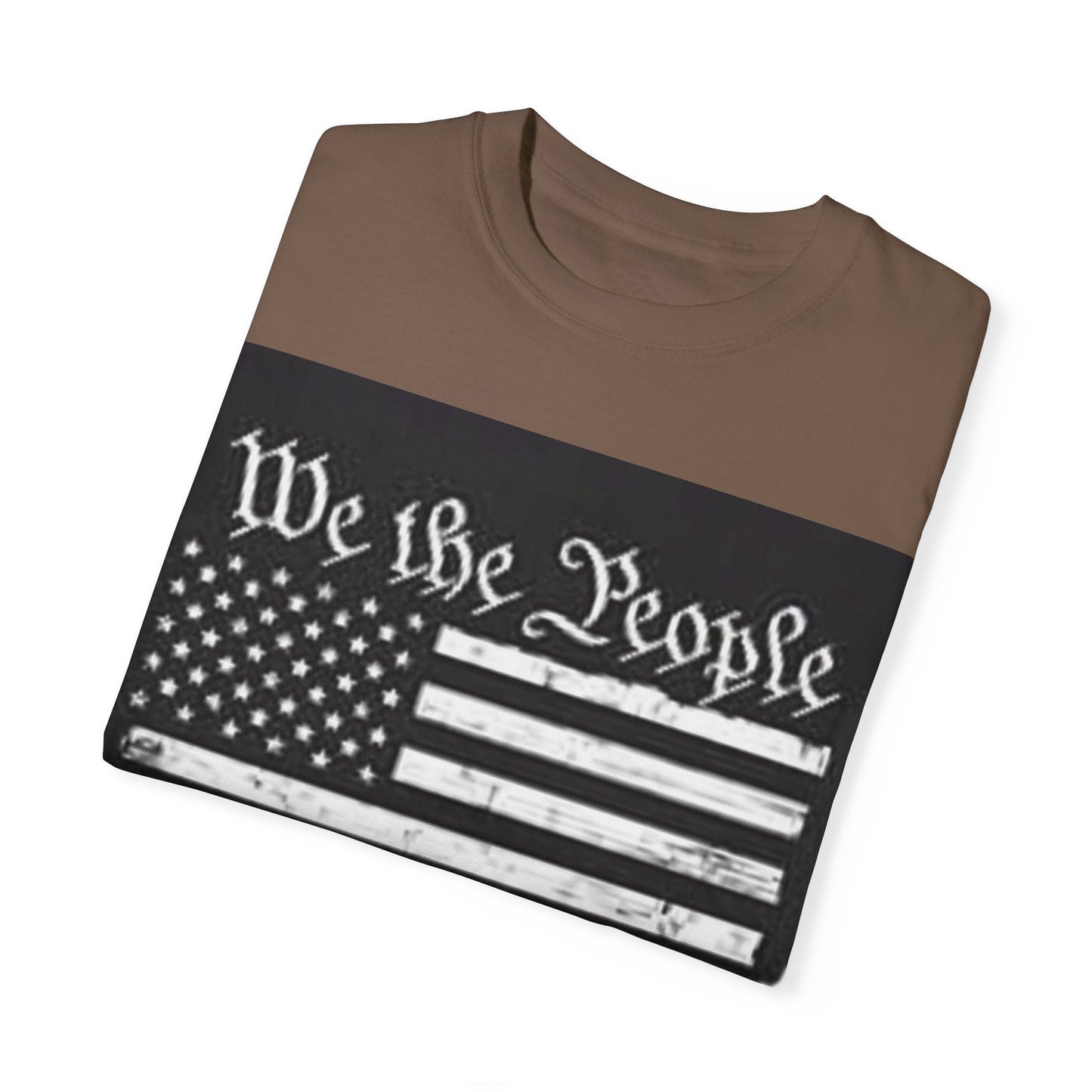 Garment-Dyed T-Shirt - We the People Stand with Trump - Patriotic Tee