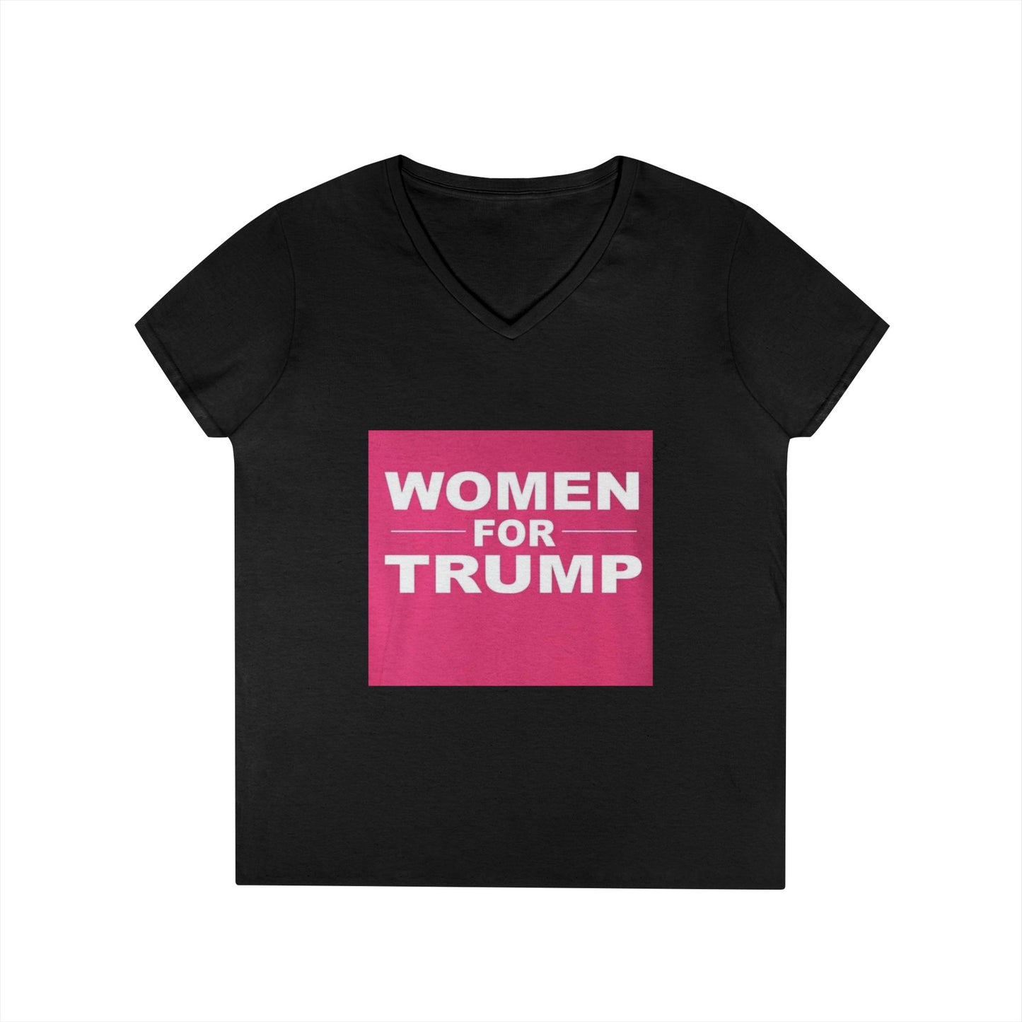 Women for Trump V-Neck T-Shirt - Empowering Political Apparel for Women