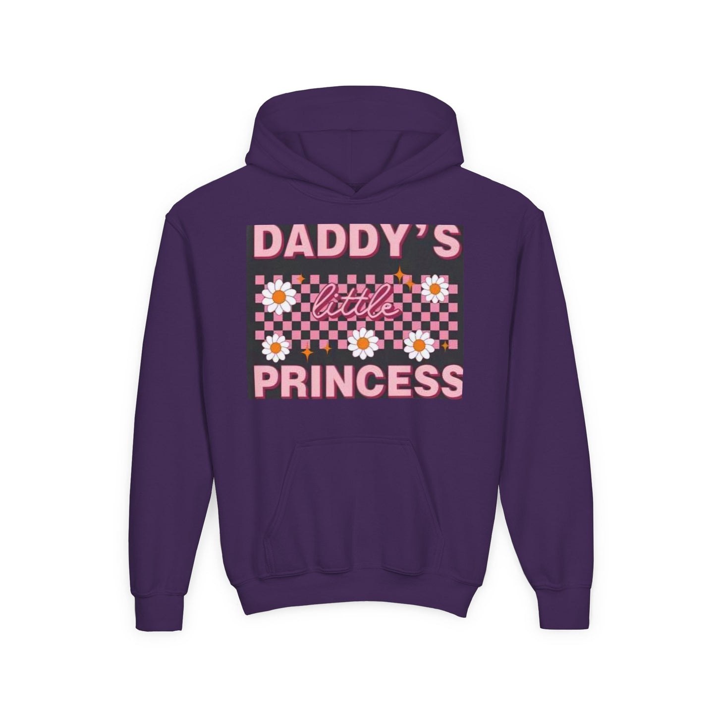 Daddy's Little Princess Youth Hooded Sweatshirt - Cute & Cozy Gift for Kids