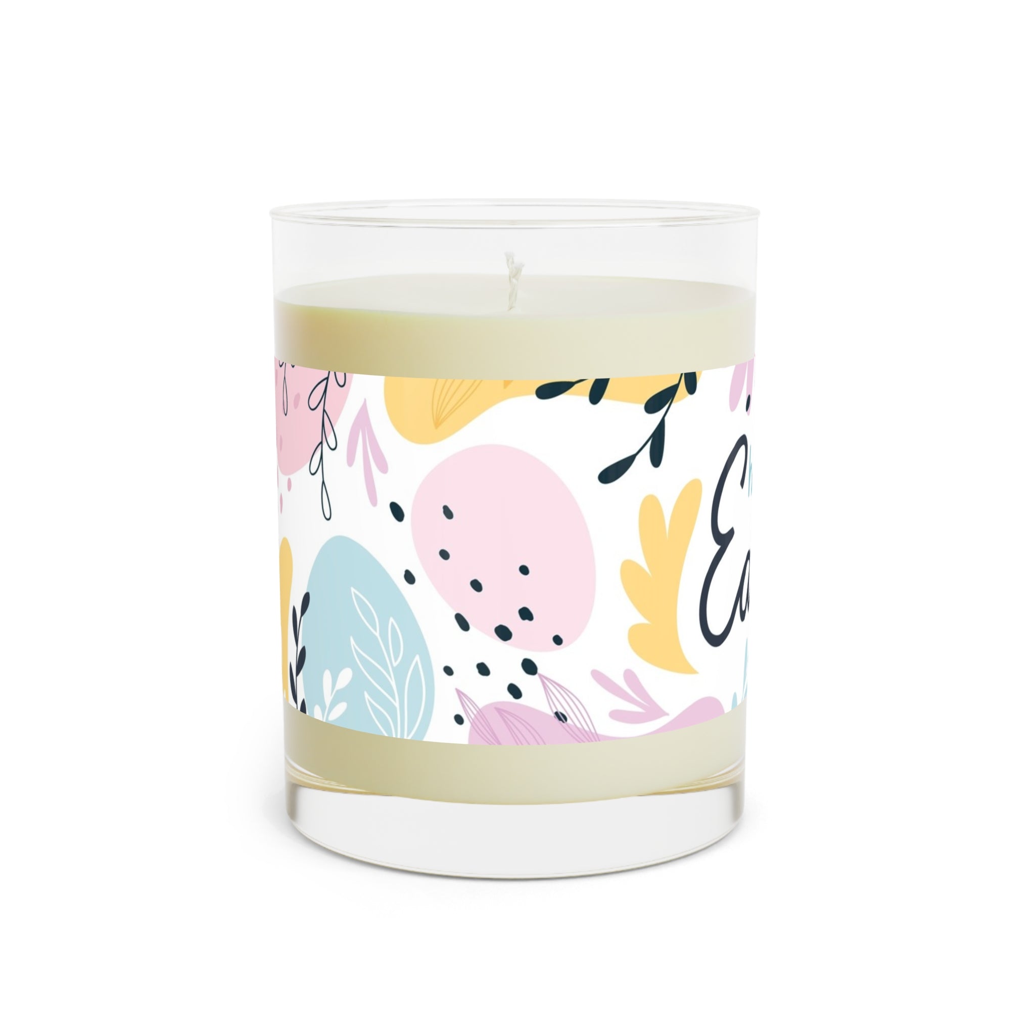 Easter Floral Scented Candle - 11oz Full Glass, Spring Home Decor