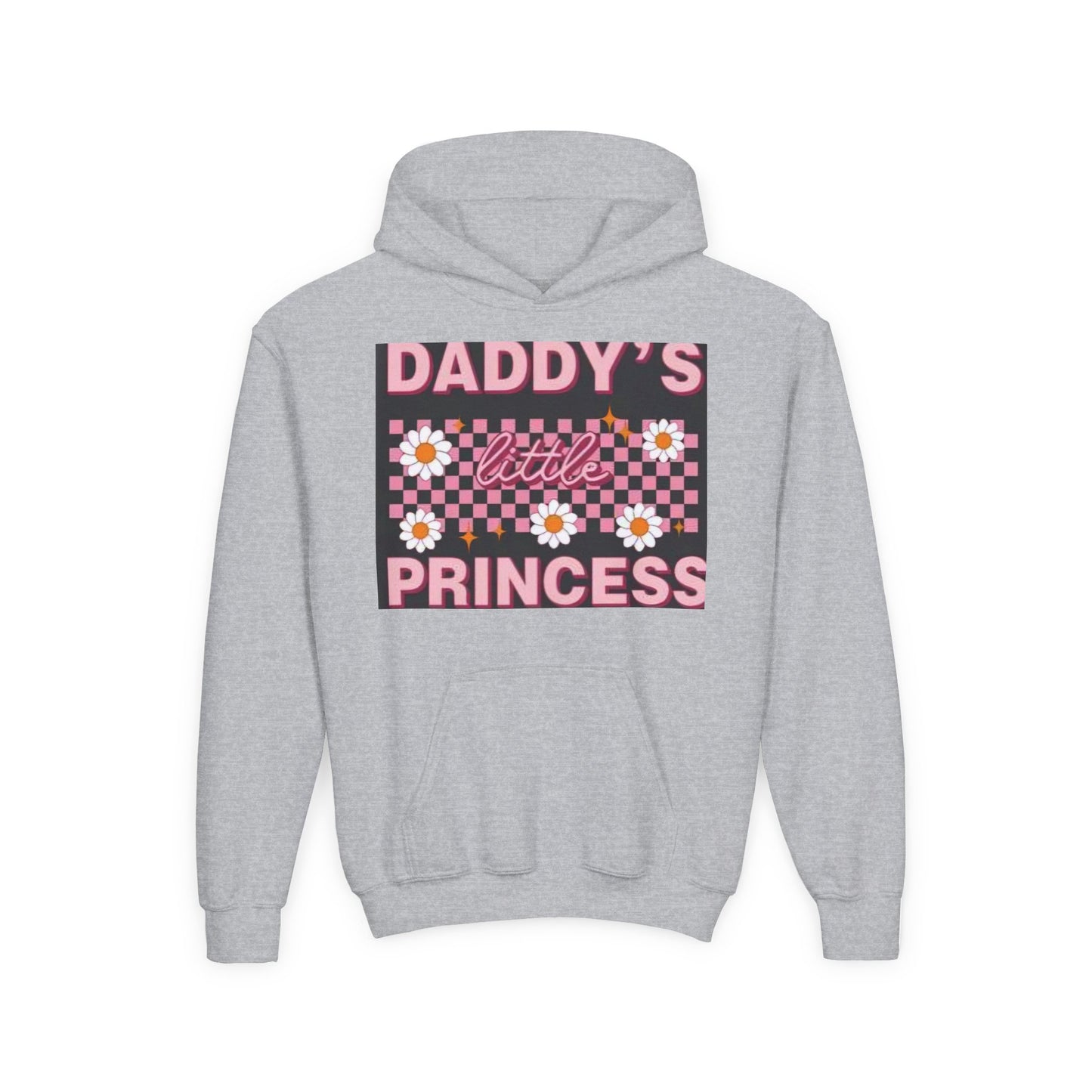 Daddy's Little Princess Youth Hooded Sweatshirt - Cute & Cozy Gift for Kids