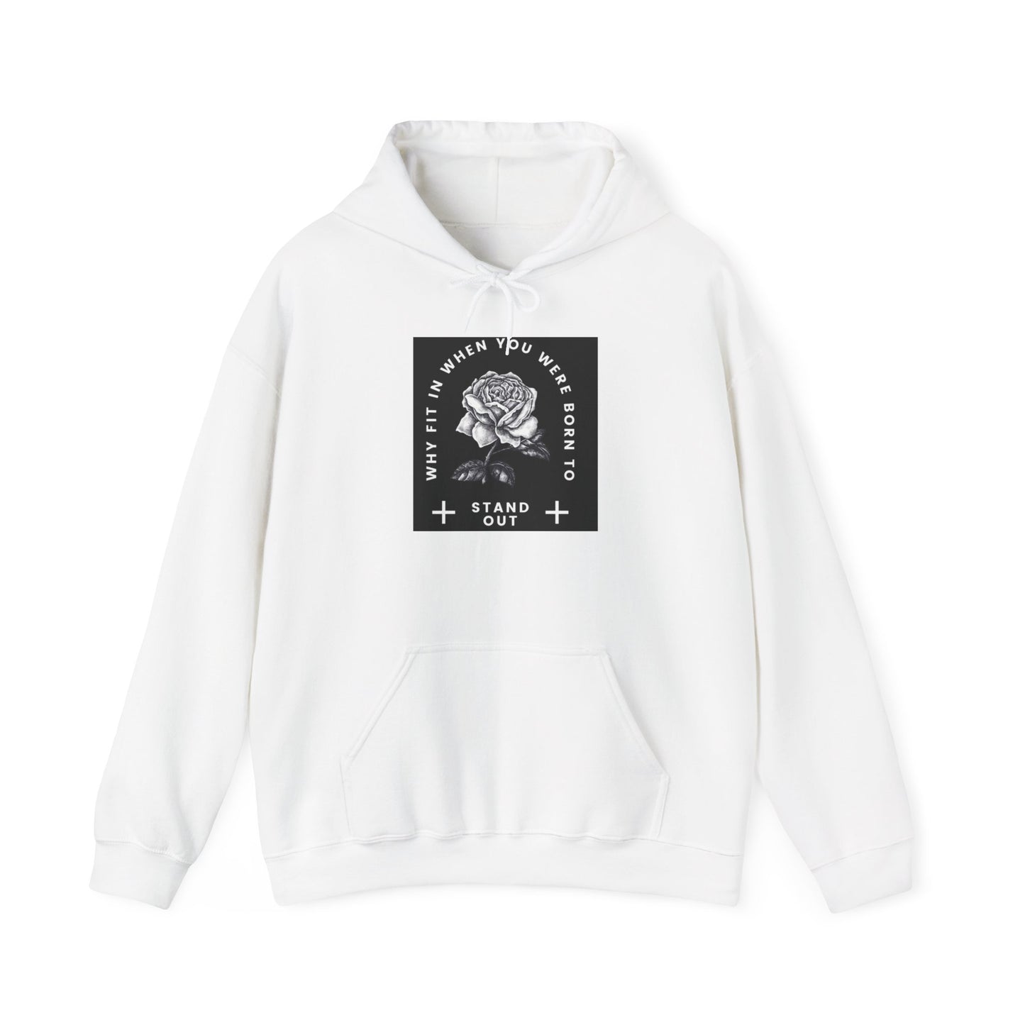 Stand Out Floral Hooded Sweatshirt - Unisex Heavy Blend™