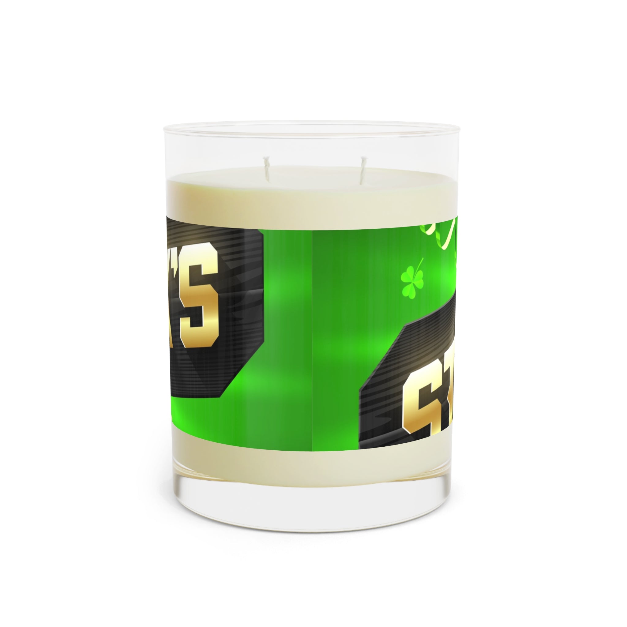 St. Patrick's Day Scented Candle - 11oz Full Glass, Happy Patrick's Party Decor