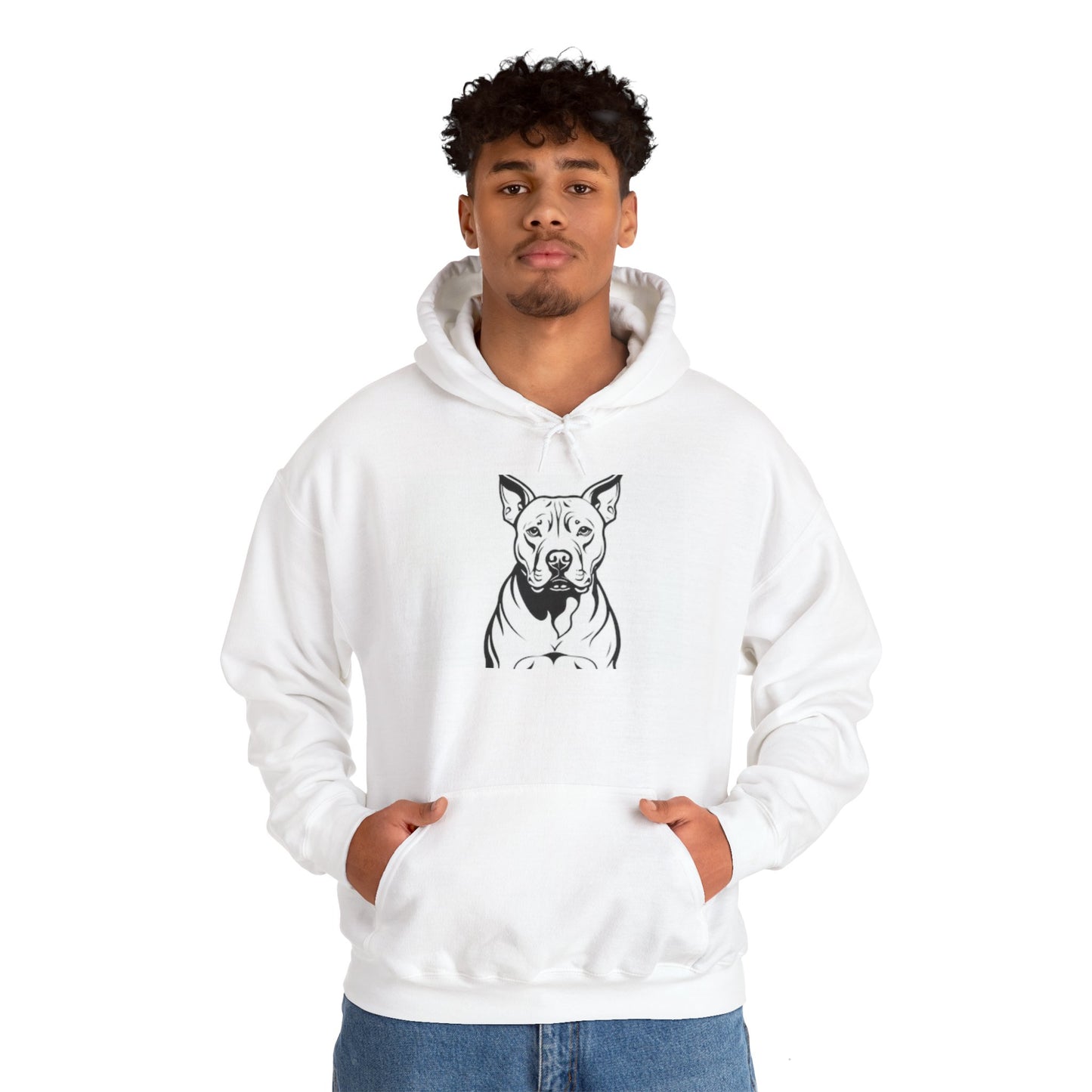 Pitbull Lover Unisex Heavy Blend™ Hoodie - Comfortable & Stylish Sweatshirt for Dog Lovers