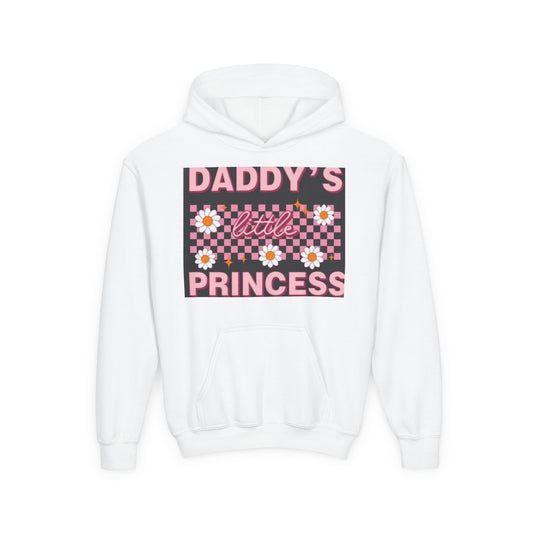 Daddy's Little Princess Youth Hooded Sweatshirt - Cute & Cozy Gift for Kids