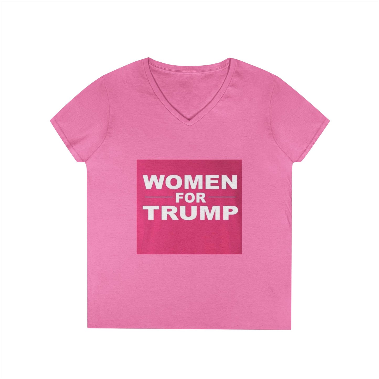 Women for Trump V-Neck T-Shirt - Empowering Political Apparel for Women