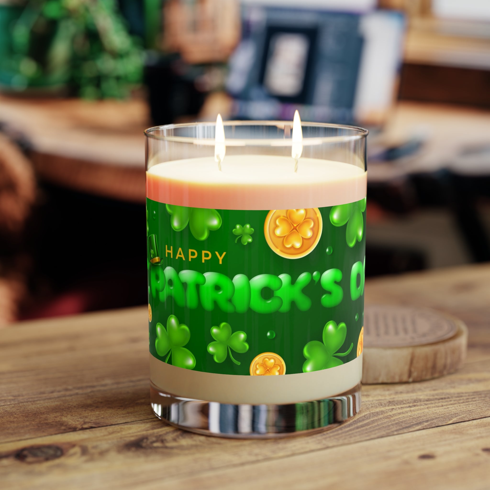 Happy Saint Patrick's Day Scented Candle - 11oz Full Glass