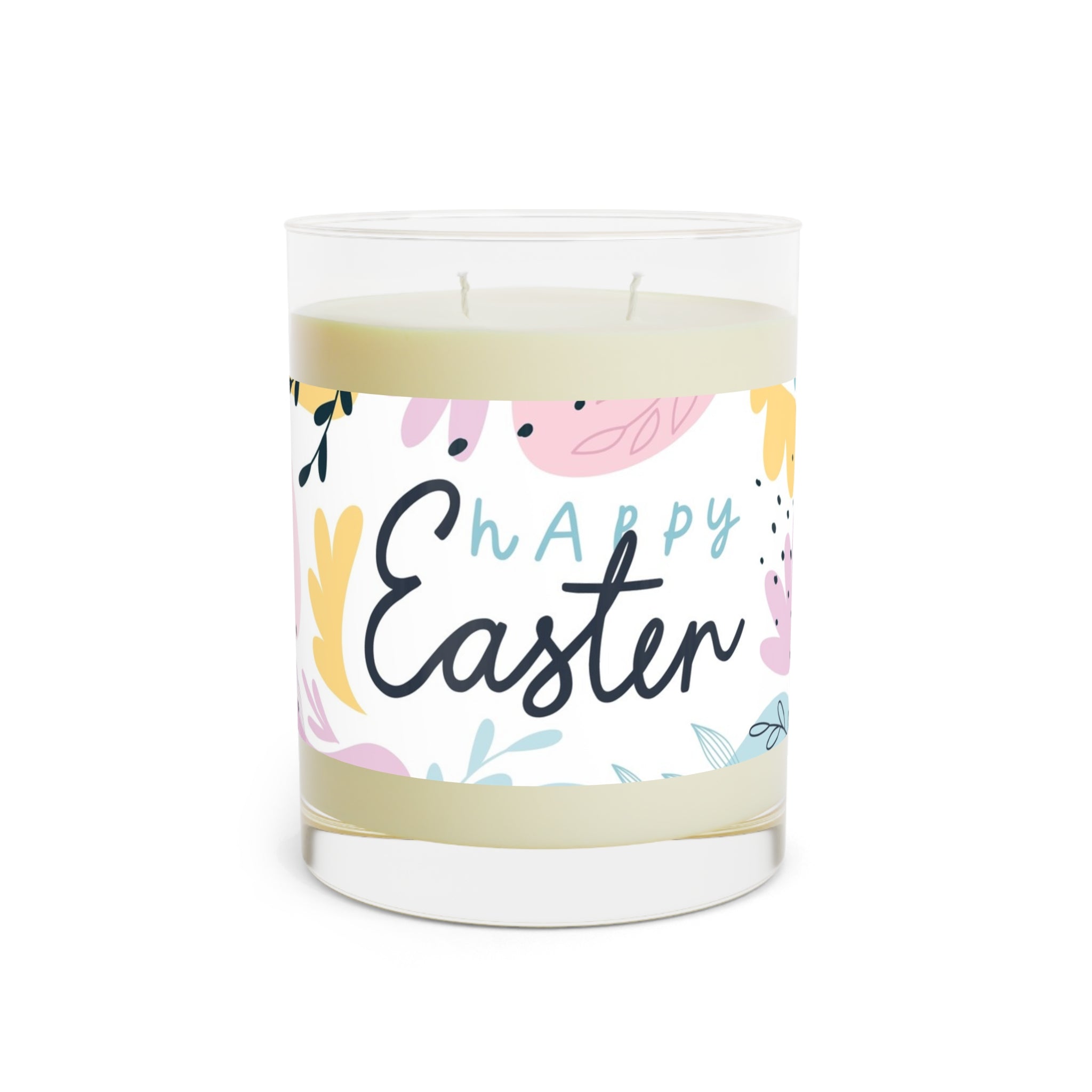 Easter Floral Scented Candle - 11oz Full Glass, Spring Home Decor