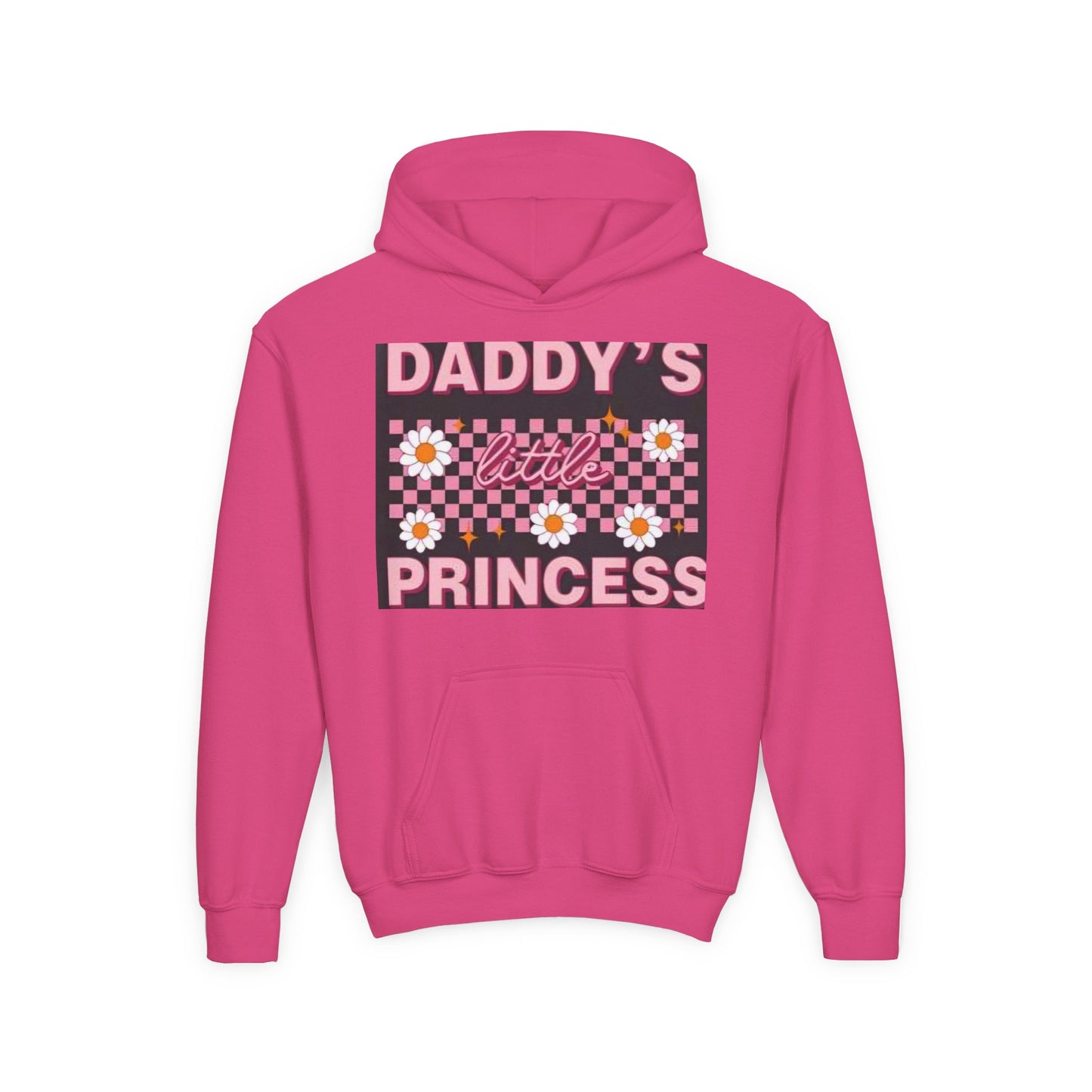 Daddy's Little Princess Youth Hooded Sweatshirt - Cute & Cozy Gift for Kids